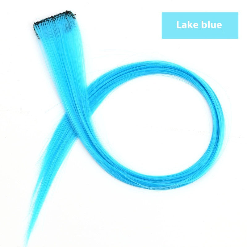 Colorful Hair Weave Extension Set - Multiple Shades, Non-Mainstream Style