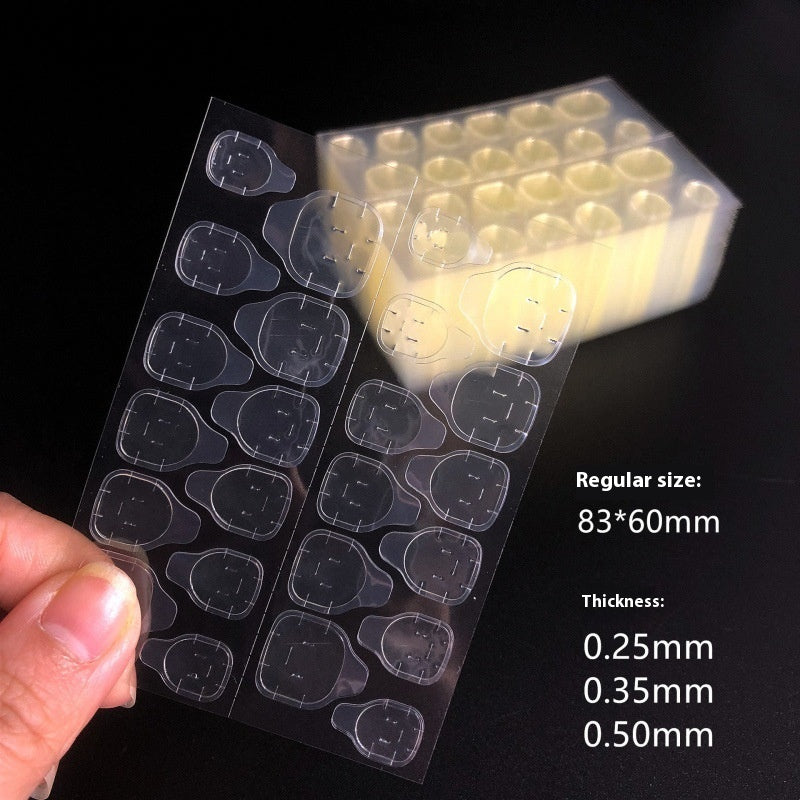 Ultra-Thin Jelly Nail Stickers - Super Sticky Fake Nail Decals for Manicure