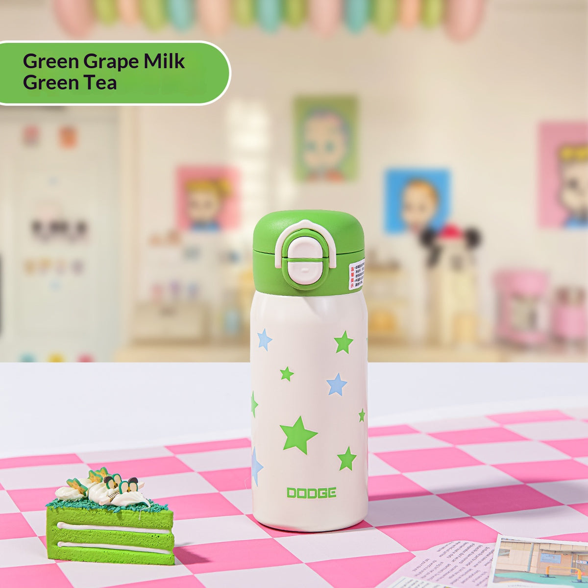 Portable Stainless Steel Flip-Lid Straw Cup for Outdoor Use