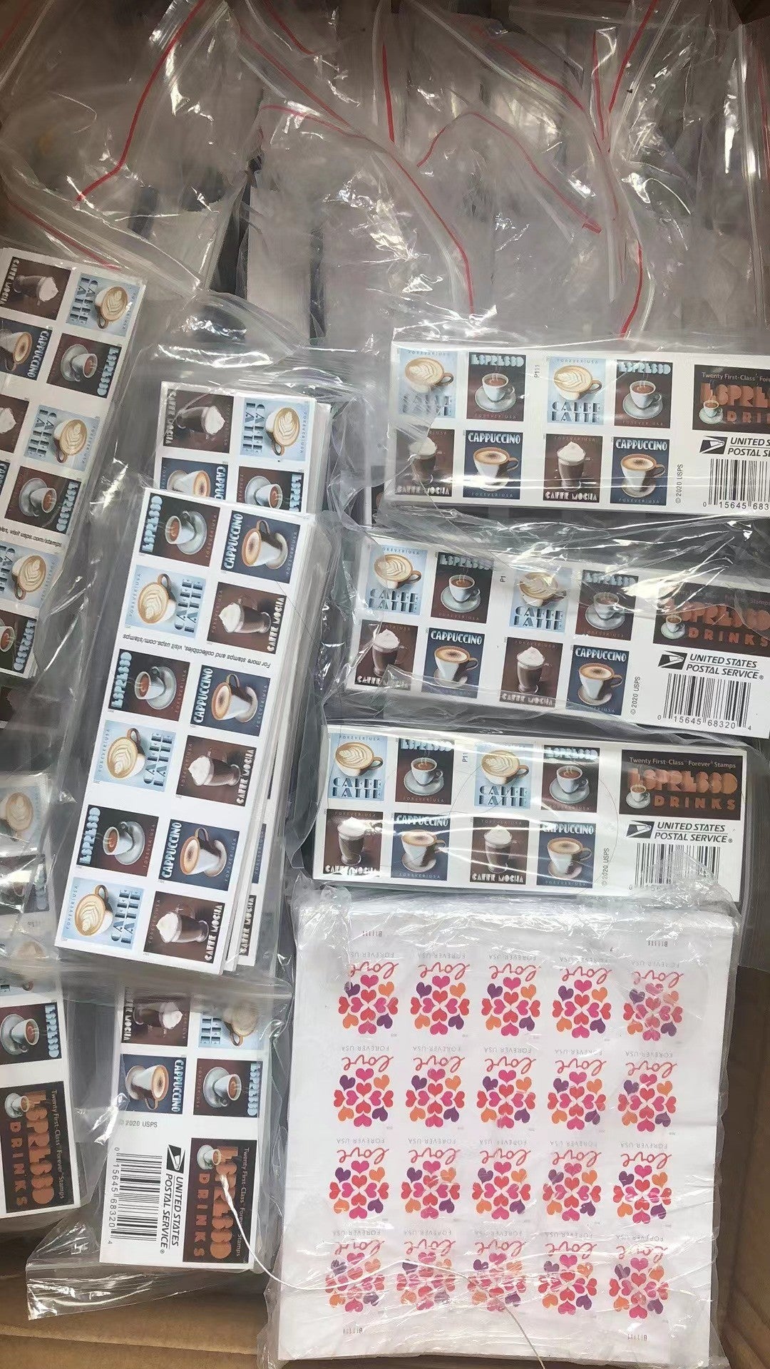 First-Class Rate U.S. Postage Stamps - 100pcs