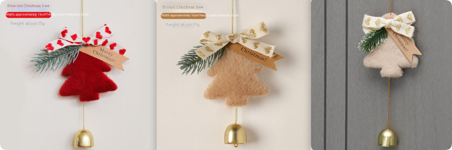 Nordic Style Christmas Decoration Pendant for Vehicles - Festive Holiday Ornaments