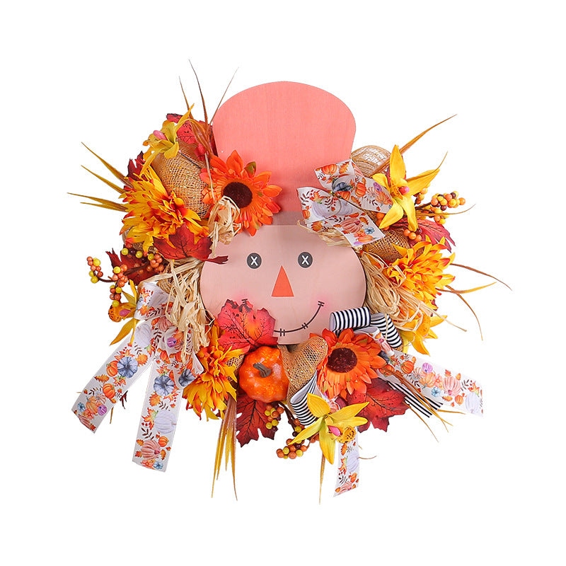 Autumn Harvest Festival Wooden Board Garland for Home Decor