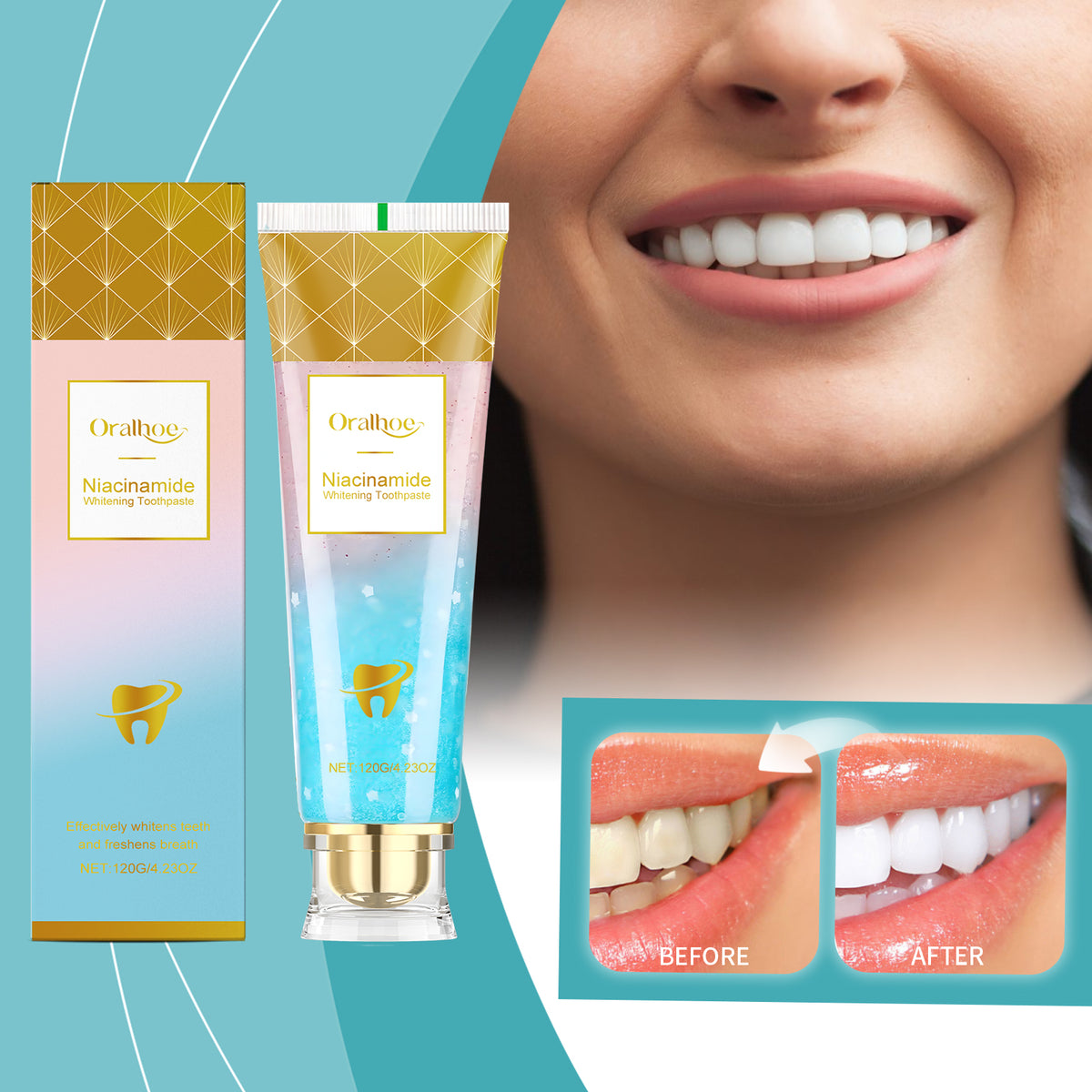 Niacinamide Whitening Toothpaste 120g