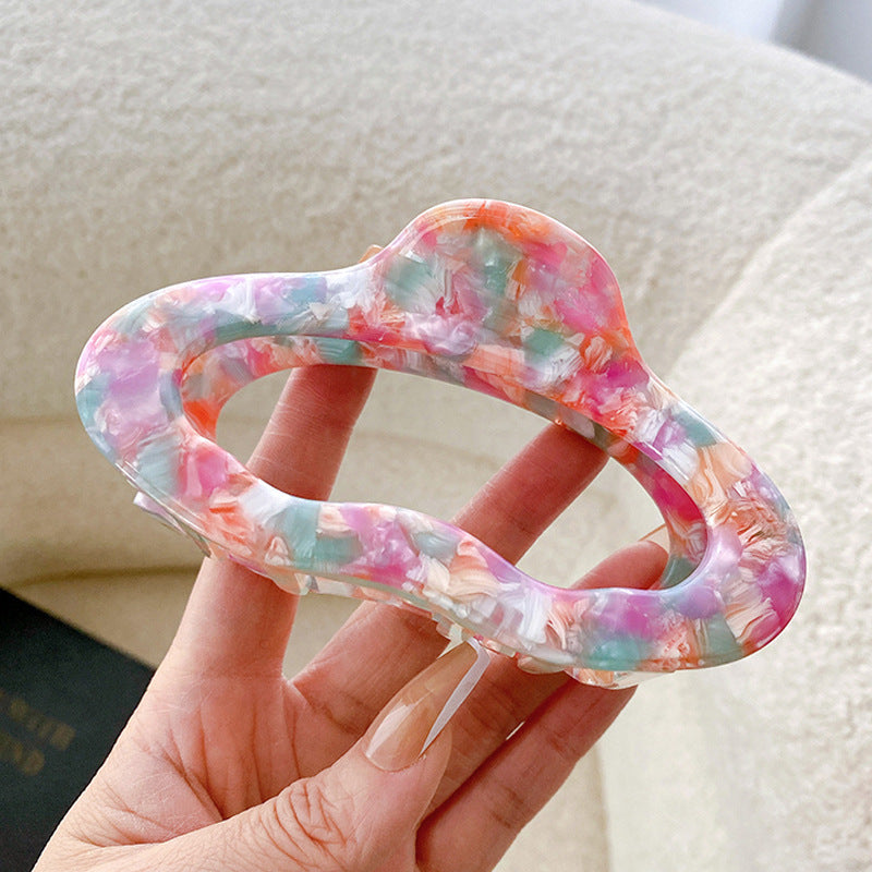 Cellulose Acetate Hair Barrettes, 11cm - Multiple Colors