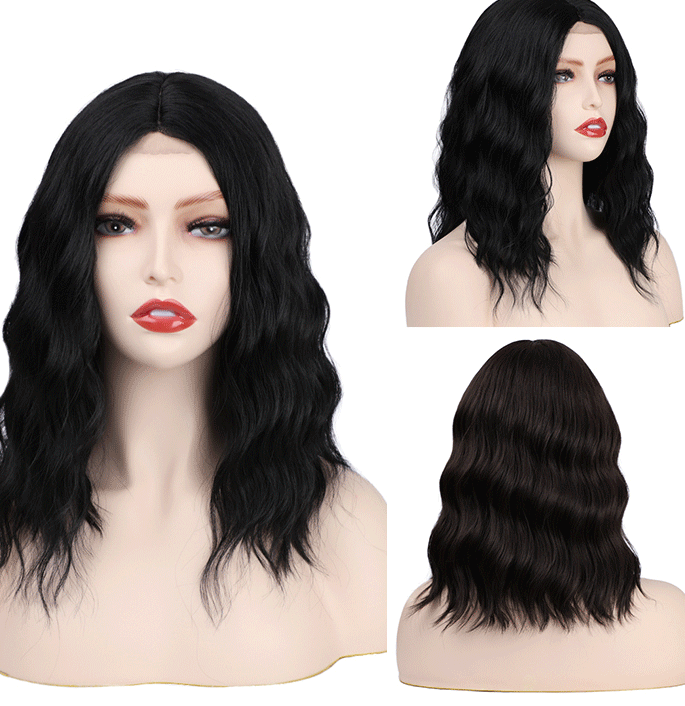 European & American Lace Front Wig 14" - Gold