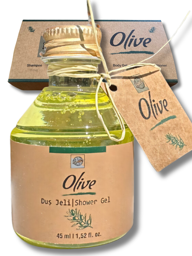 125-Piece Travel Size Toiletries Kit - Olive Blossom Scented Bulk Set