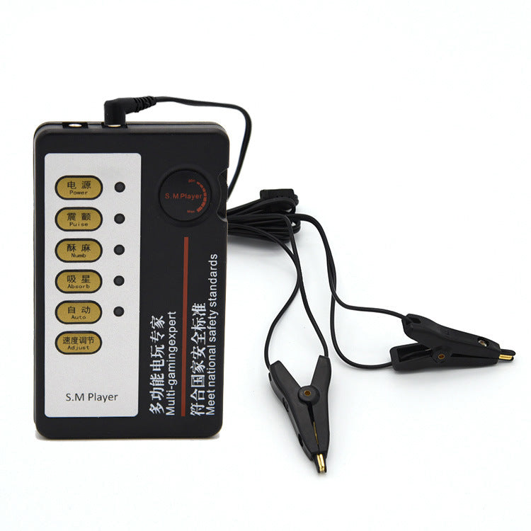 Electric Shock Nipple Clamp Pulse Therapy Toys for Adult Wellness