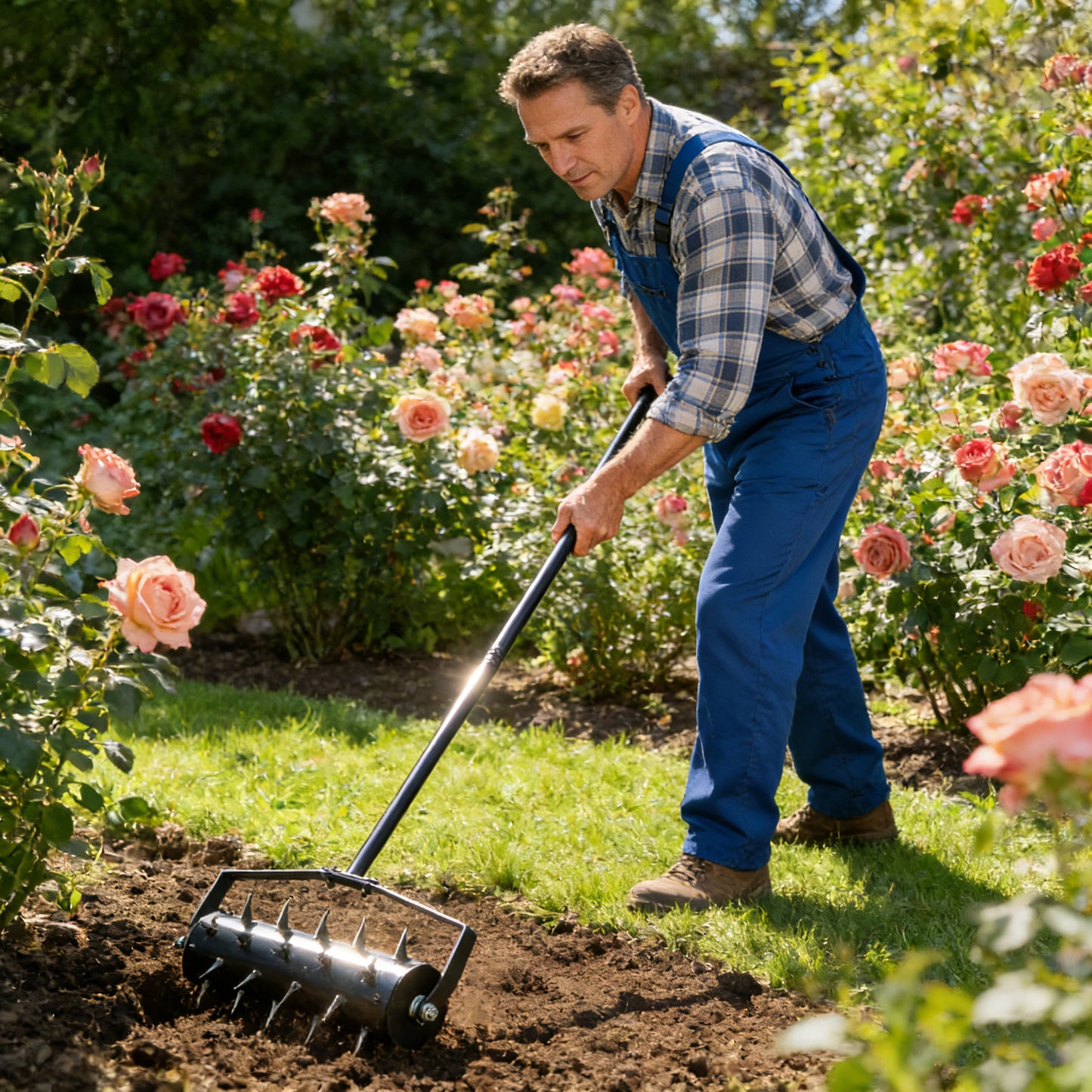 Lawn Aerators, Gardens, Yards, Loose Soil In Farmland,Gardening