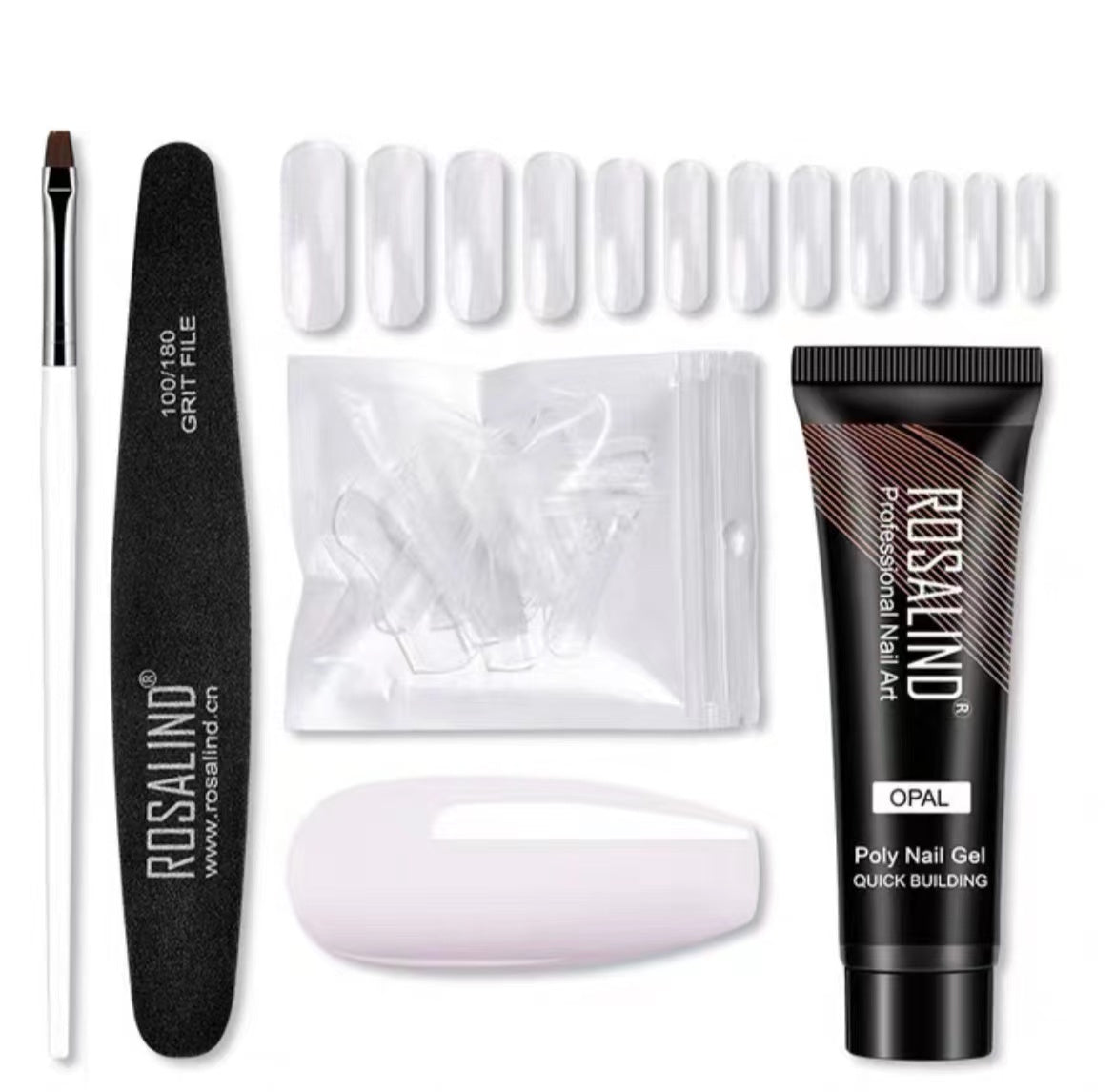 Poly Nail Gel Extension Kit for Manicure