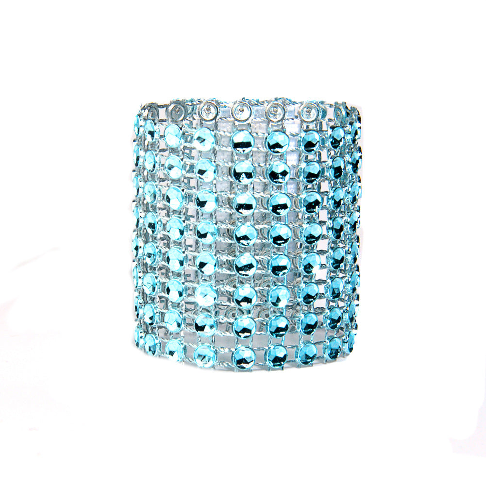 Set of 10 Napkin Rings for Hotel & Home Table Settings - Multiple Colors