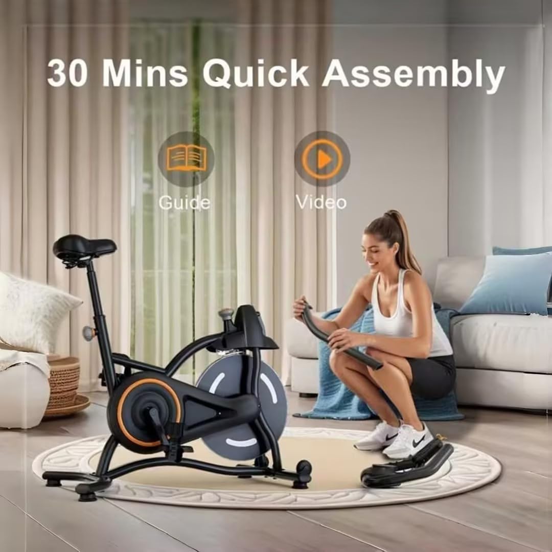High-Quality Spin Cycle Exercise Bike - Black