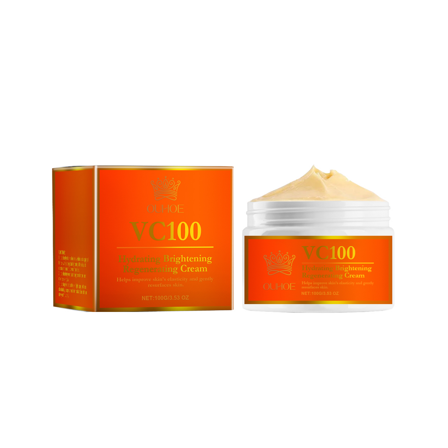 Firming Moisturizing Facial Cream with Aloe Vera & Peptide - 100g
