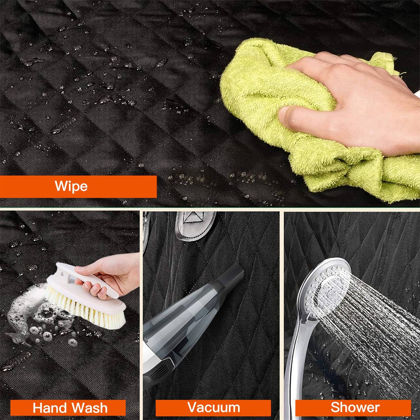 Waterproof Dog Car Seat Cover with Seat Belt - Universal Fit for SUV Truck & Car
