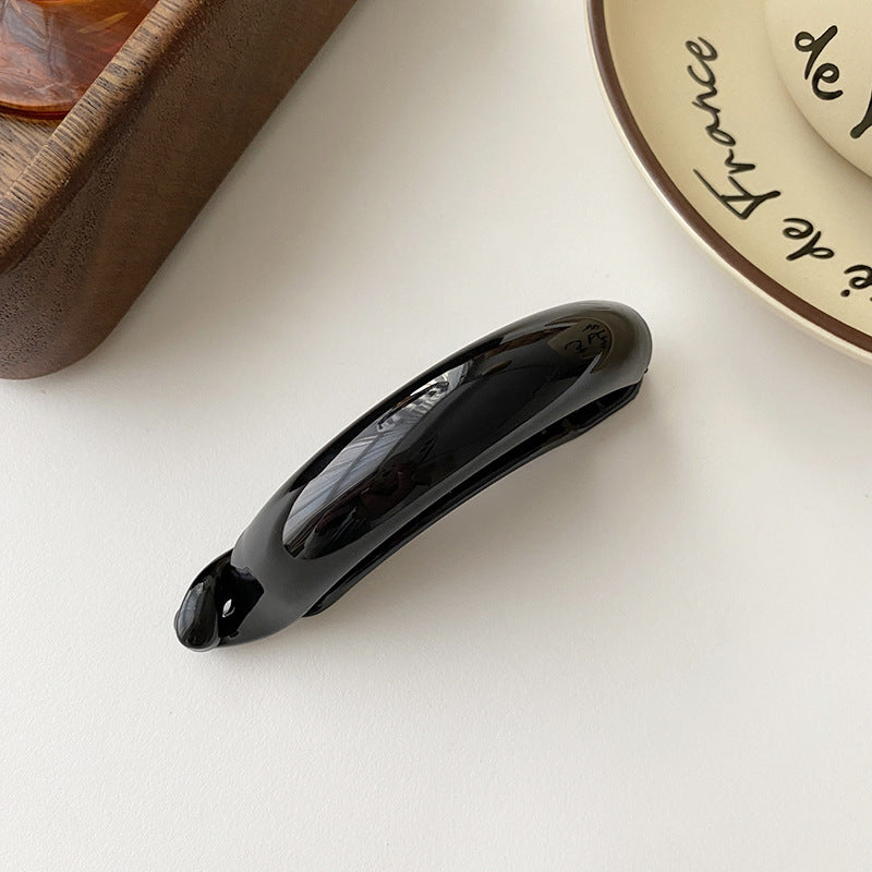 Korean Style Hair Barrette Clasp for Ponytails - Retro Twist Hair Accessory