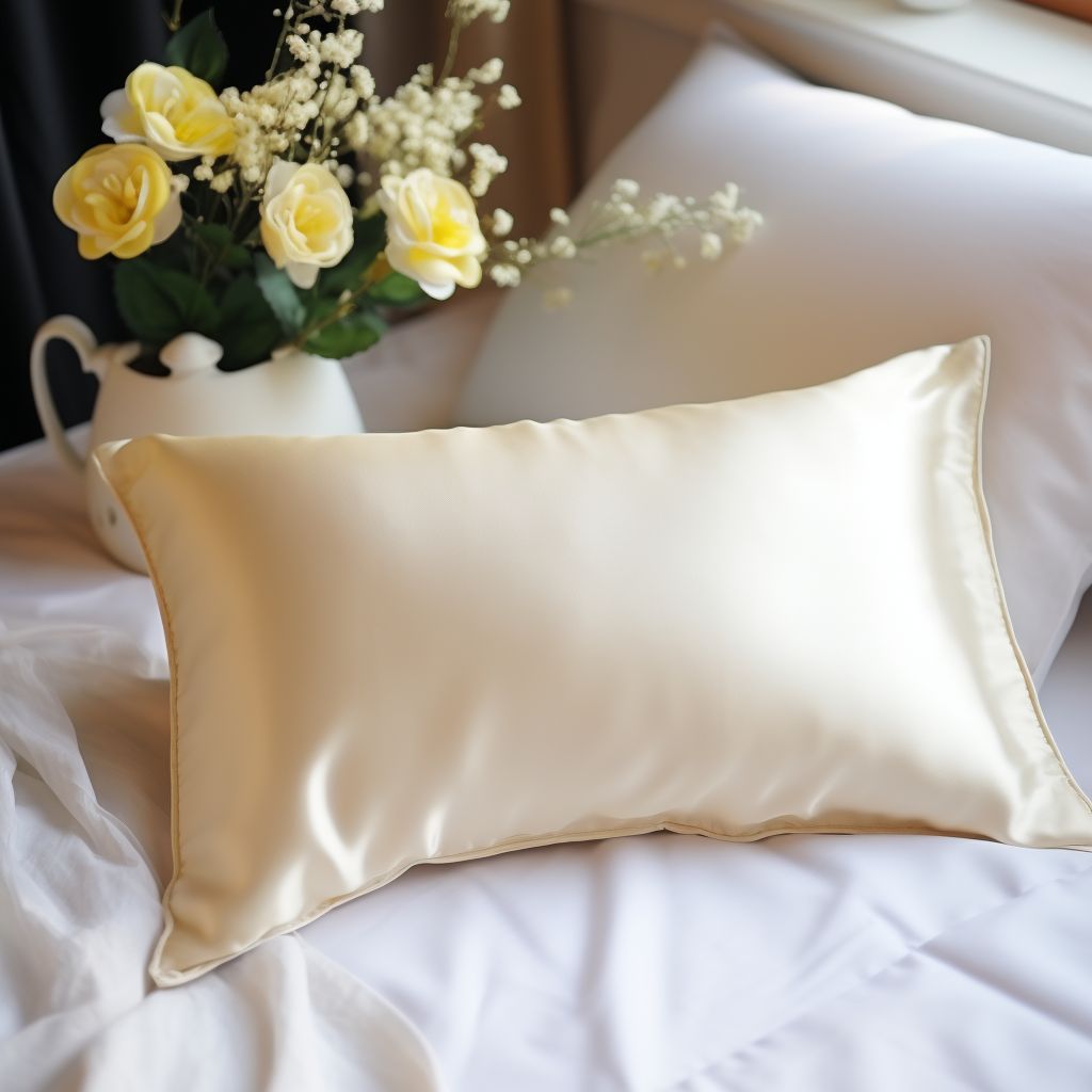 Double-Sided Silk Pillowcase with Zipper - 51x66cm & 51x76cm Options
