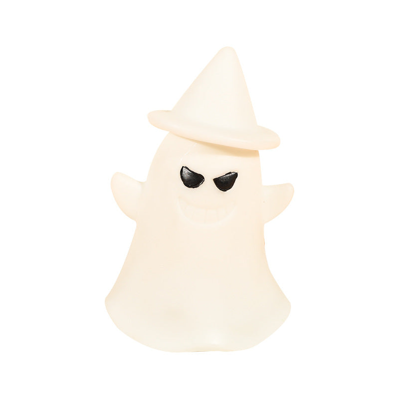 Halloween LED Night Light Pumpkin Ghost Lamp Decor - Battery-Powered
