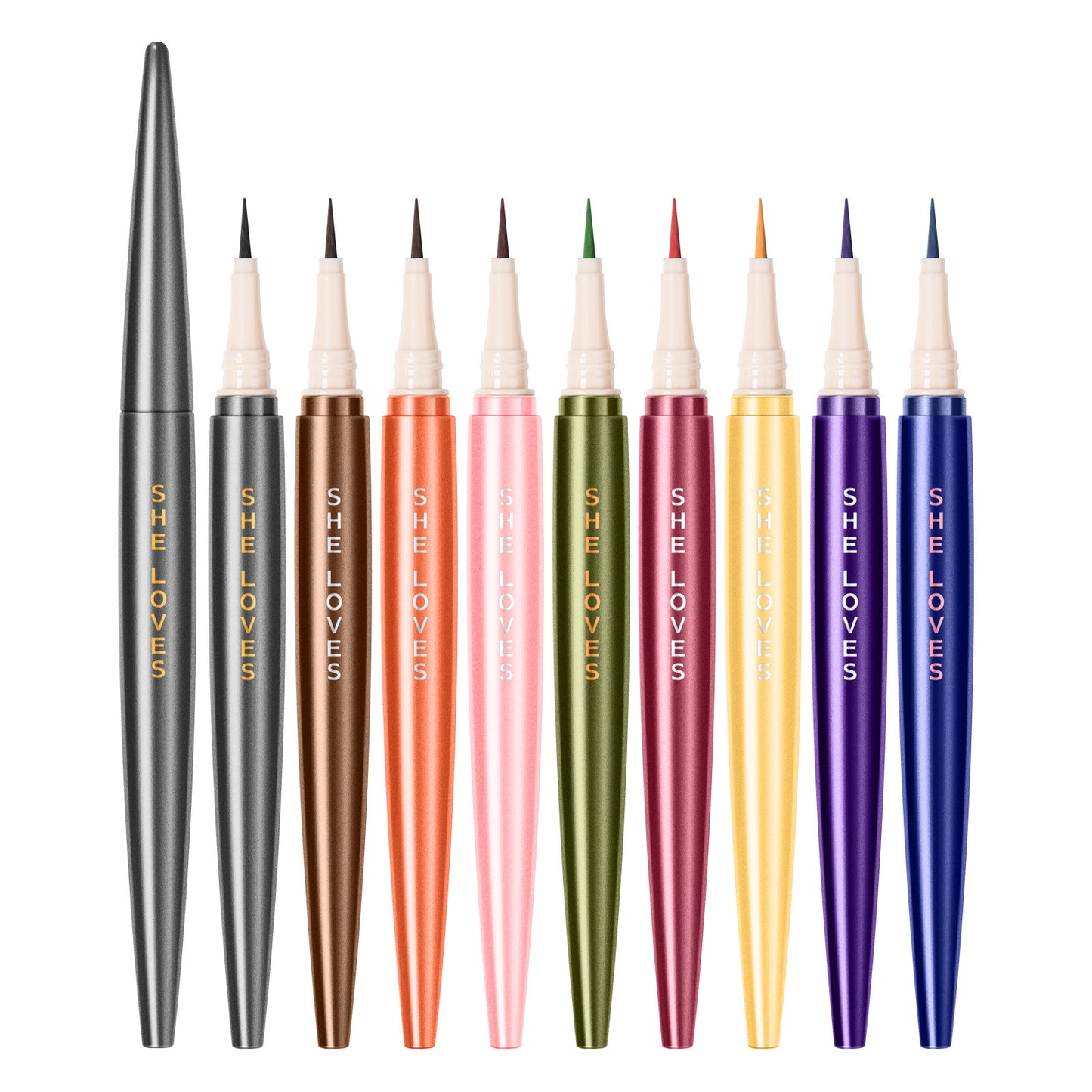 Liquid Eyeliner Pencil - Extra Fine Tip for Precise Eye Makeup - Multiple Styles