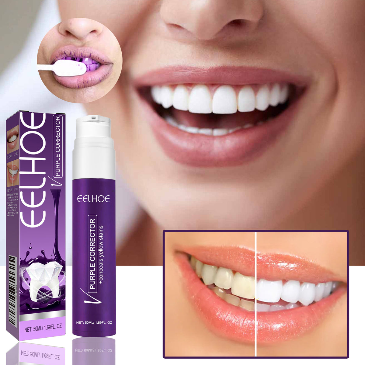 Purple Whitening Toothpaste 50ml