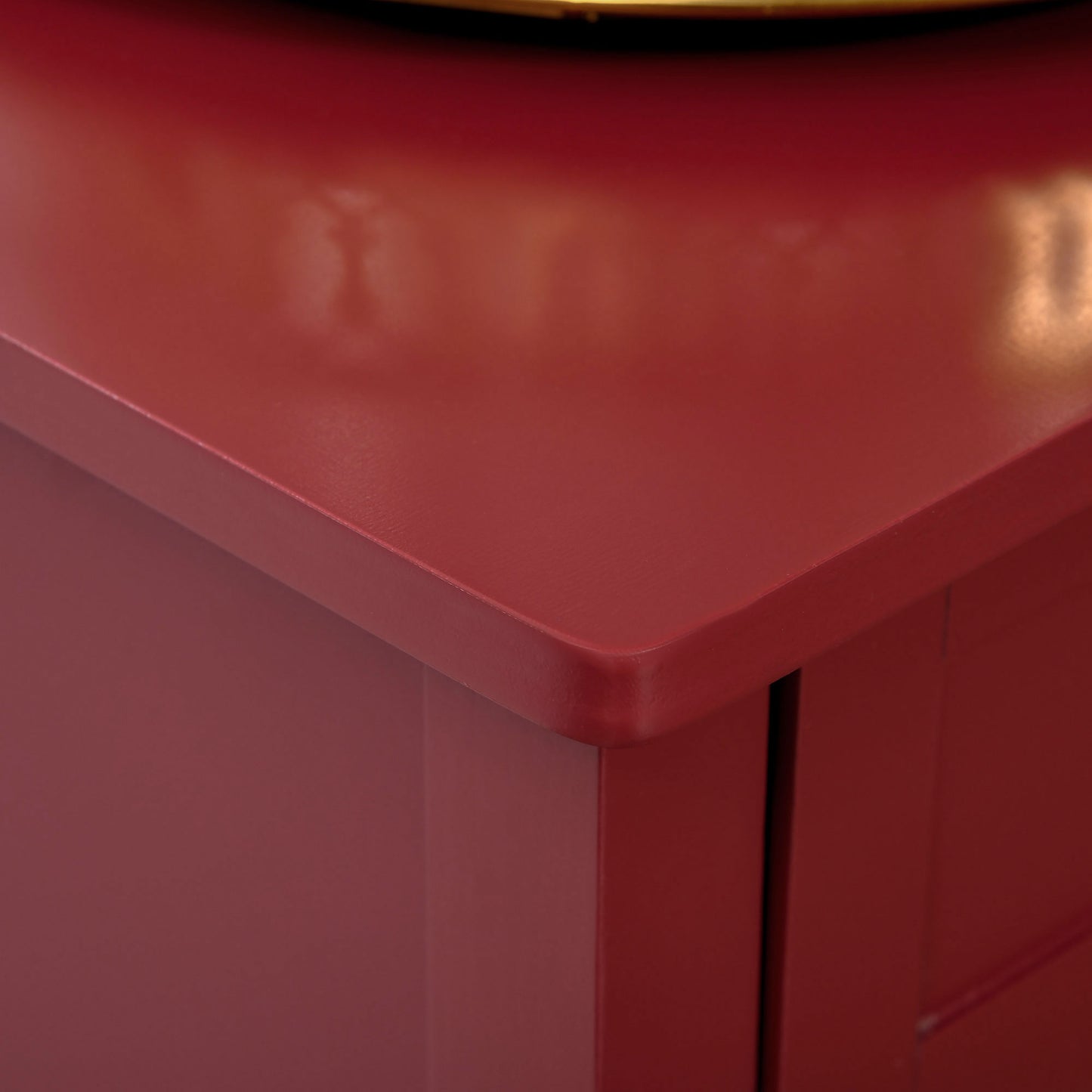 Sideboard Buffet Cabinet with Storage, Modern Coffee Bar 4 Drawers