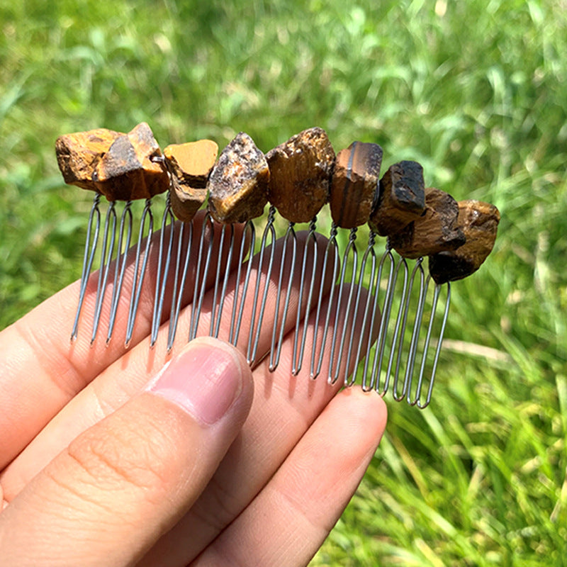 Natural Crystal Hair Comb 20 Teeth