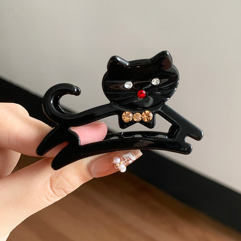 Half-Up Hair Clip - Acetate Shark Hairpin, 6 cm
