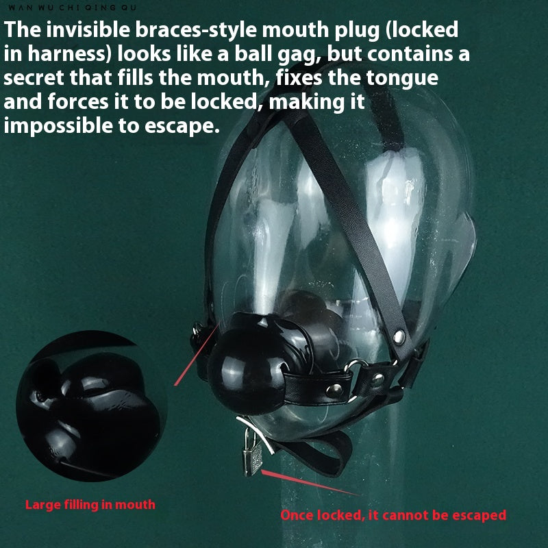 Portable Plastic Mouth Plug for Adult Wellness - Invisible & Reusable