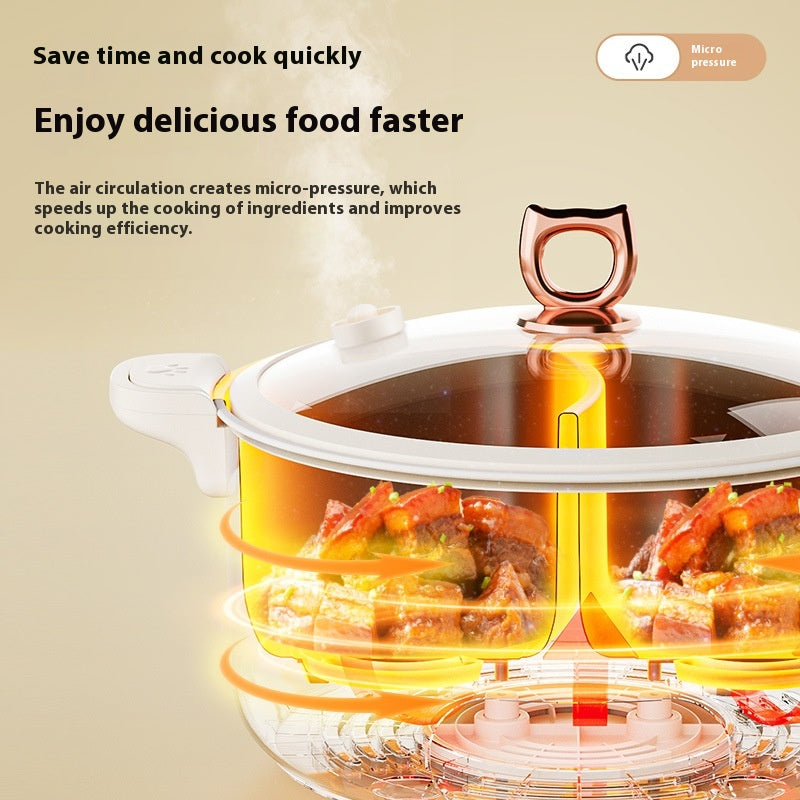 Large Capacity Electric Chafing Dish with Multi-Functional Heating for Home & Kitchen