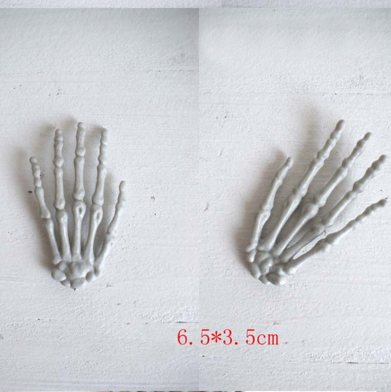 Halloween Skeleton Hand Decorations Set - Party Props for Events & Home Decor