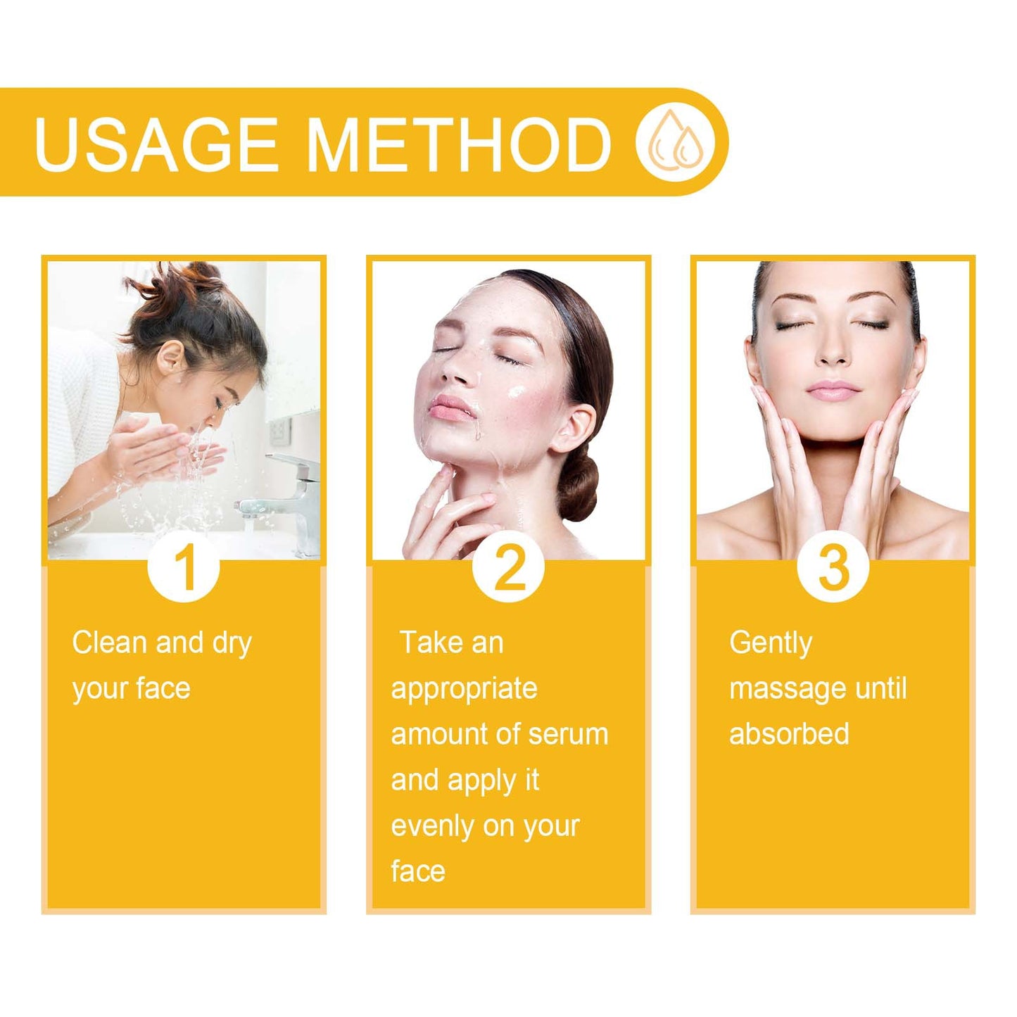 Brightening Face Serum with Hyaluronic Acid & Collagen - 30ml