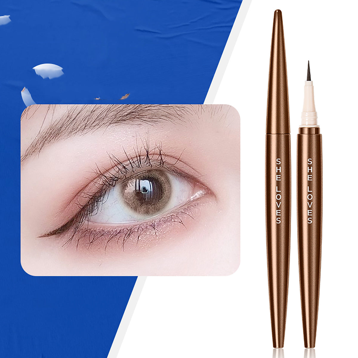 Liquid Eyeliner Pencil - Extra Fine Tip for Precise Eye Makeup - Multiple Styles