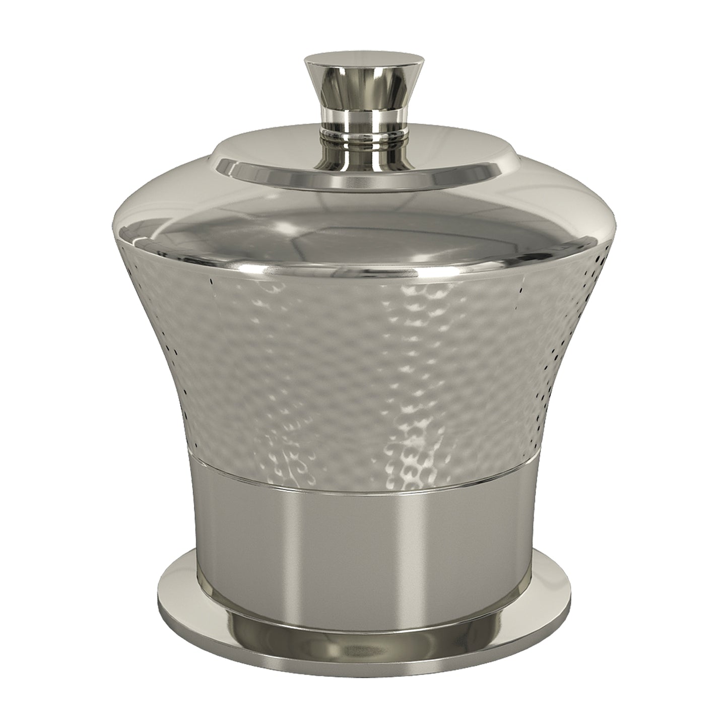 Classic Stainless Steel Vanity Jar Stylish Storage For Cotton