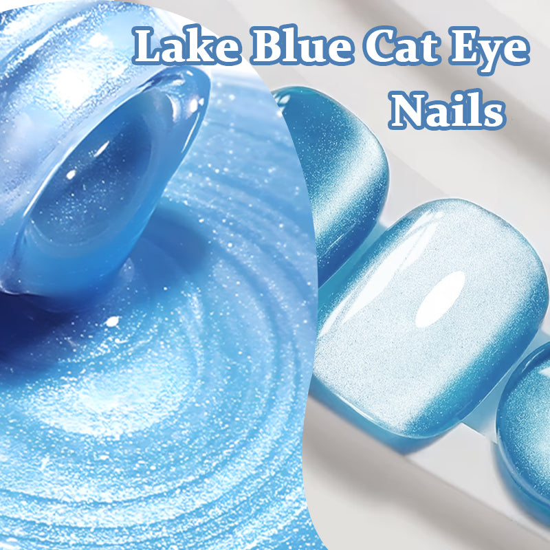 Aurora Cat Eye UV Nail Gel Polish - 12ml Magnetic Shimmer Manicure - Huancai 02