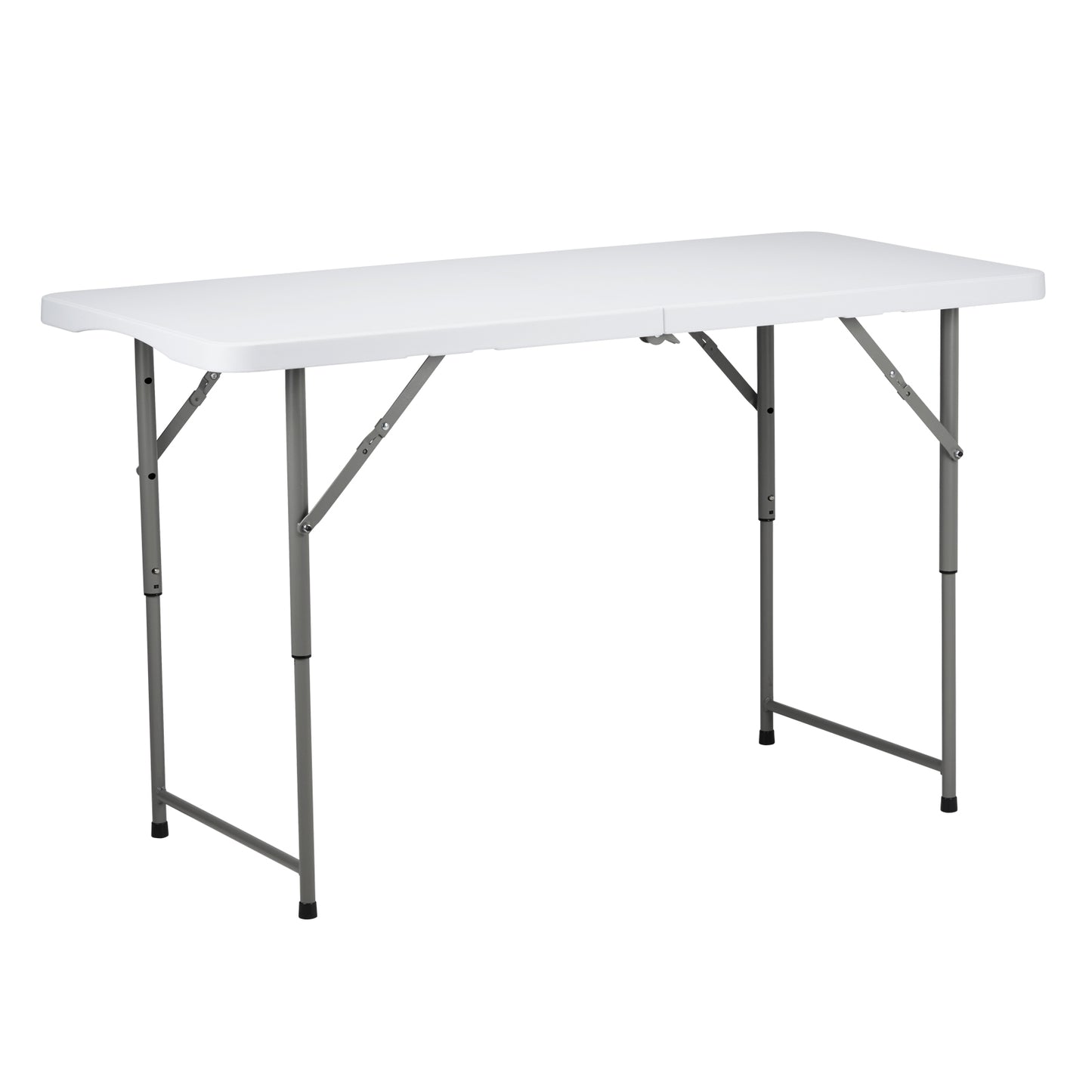 4FT Folding Camping Table - Lightweight Plastic Picnic Table
