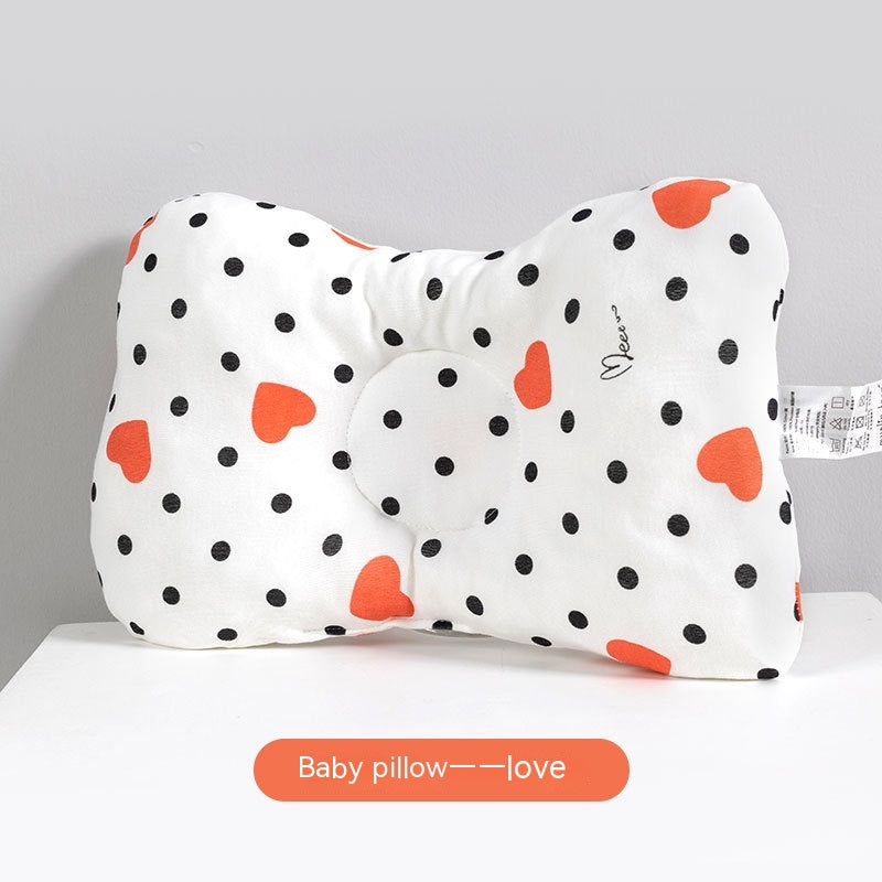 Newborn Infant Anti-Deviation Head Pillow - Baby Shaping Pillow 23x30cm