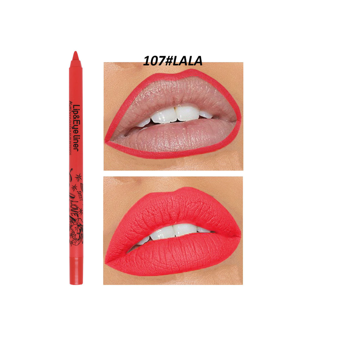 Matte Lip Liner - Discoloration Resistant Outline Lipstick 20 Colors