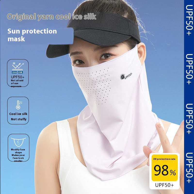 Breathable Face Mask with UV Protection & Neck Ear Hanging
