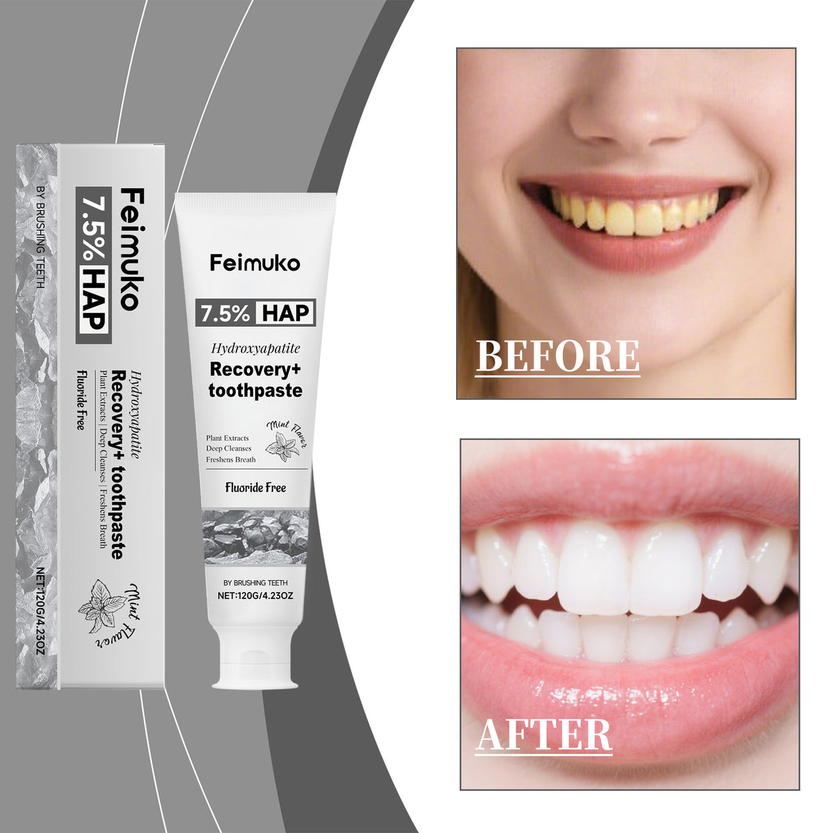 Mint Stain Removal Toothpaste 120g
