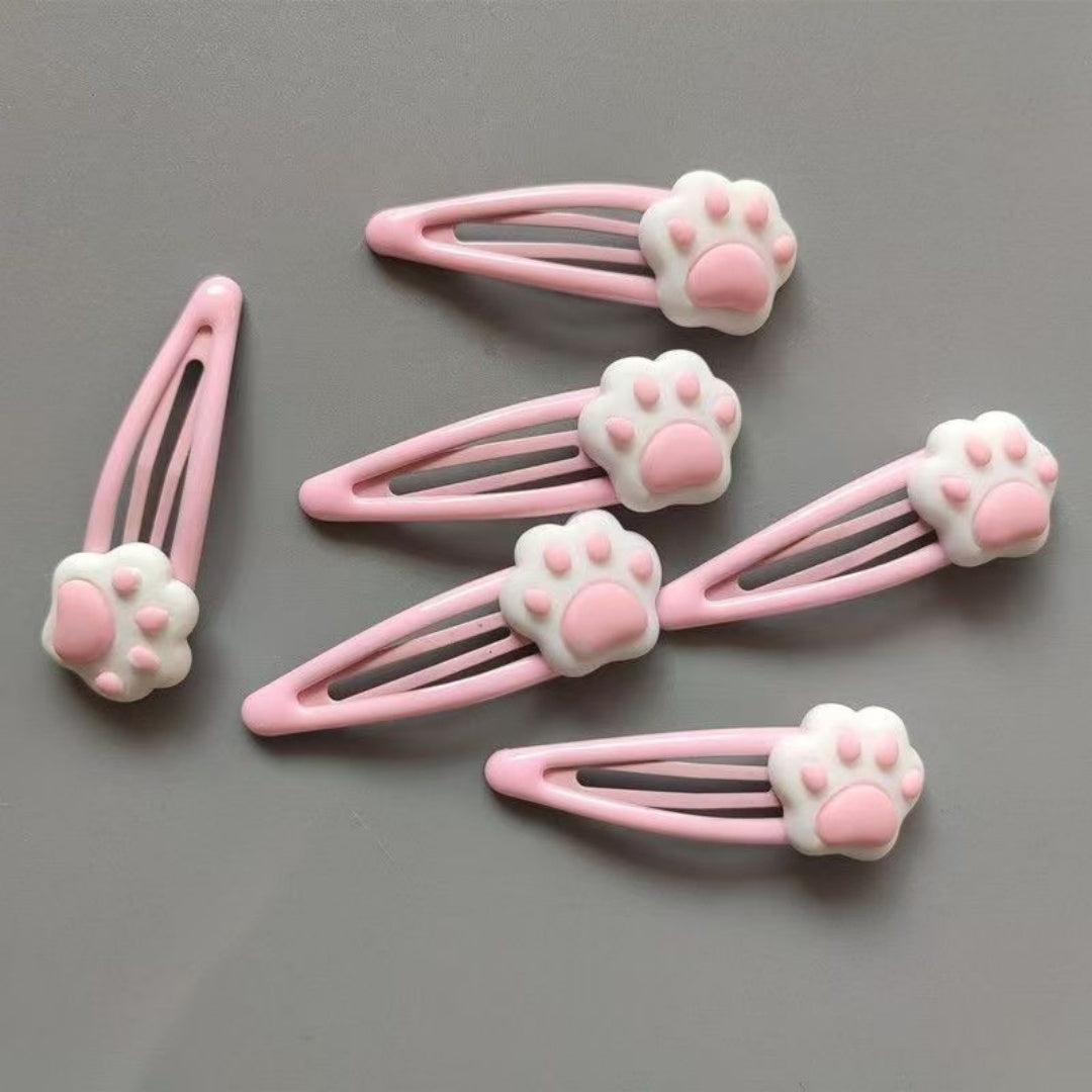 Cute Cartoon Cat Claw Hair Clip - Pink Claw Hair Accessory for Women