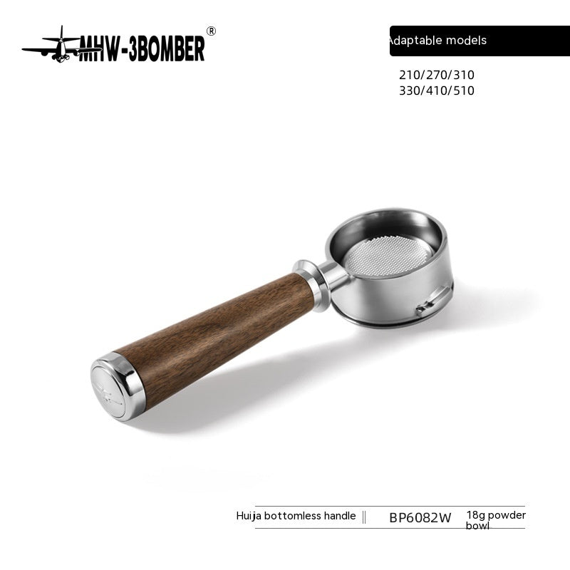 Coffee Maker Handle Accessories Set for Delonghi & More - Walnut Finish