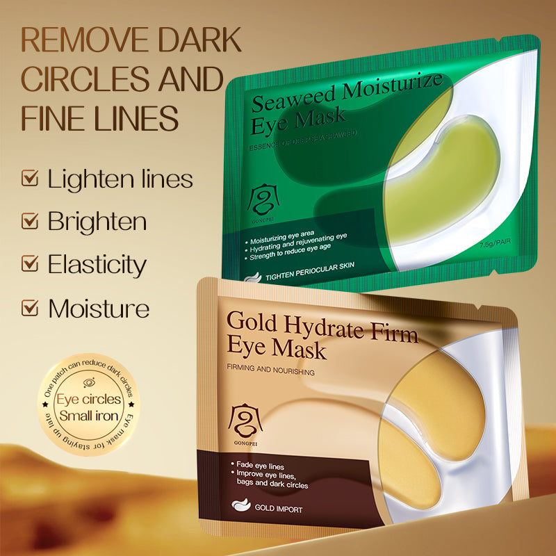 Moisturizing & Firming Seaweed Eye Mask 7.5g Pack of 10 - Hydrating Facial Care