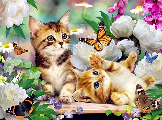 Diamond Painting Kit for Home Decor - Animal Rhinestone Art, Multiple Sizes & Styles