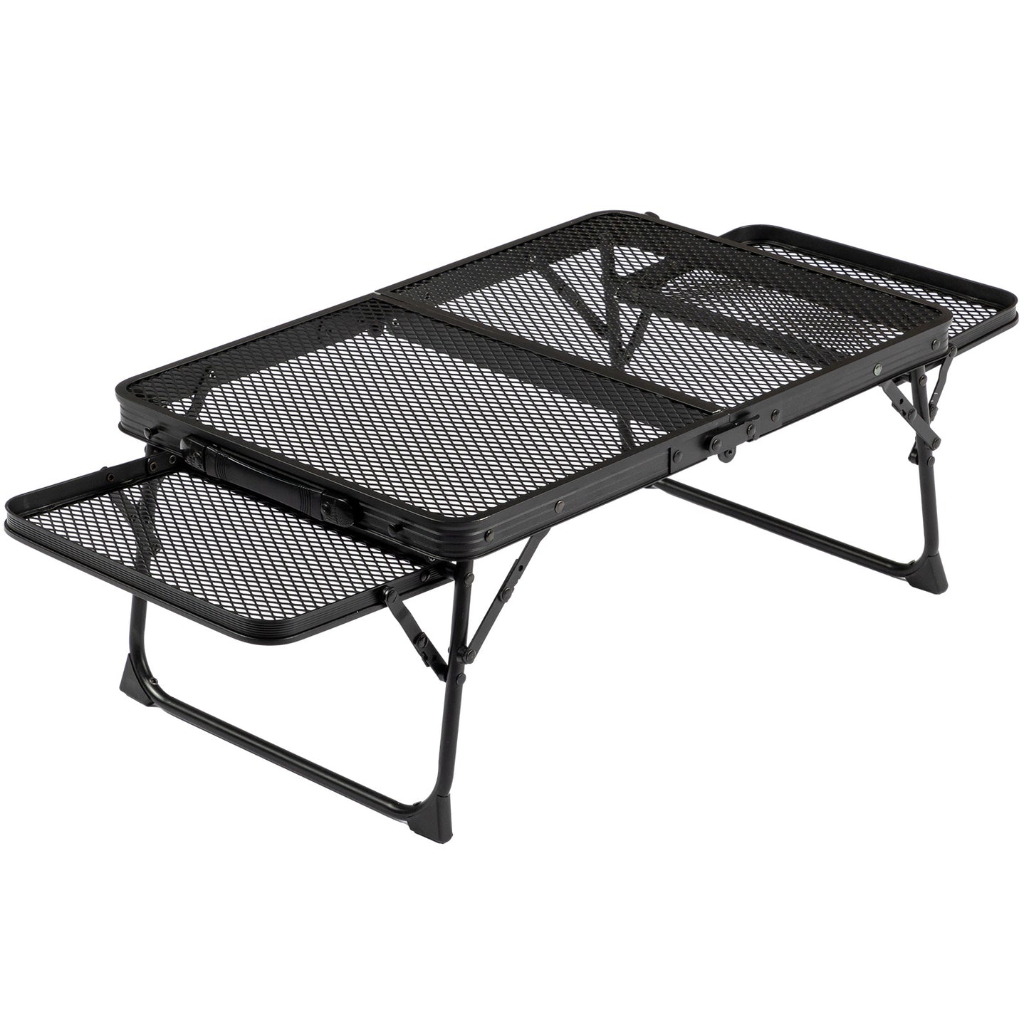 3 Ft Folding Grill Table - Portable Height Adjustable Picnic Table