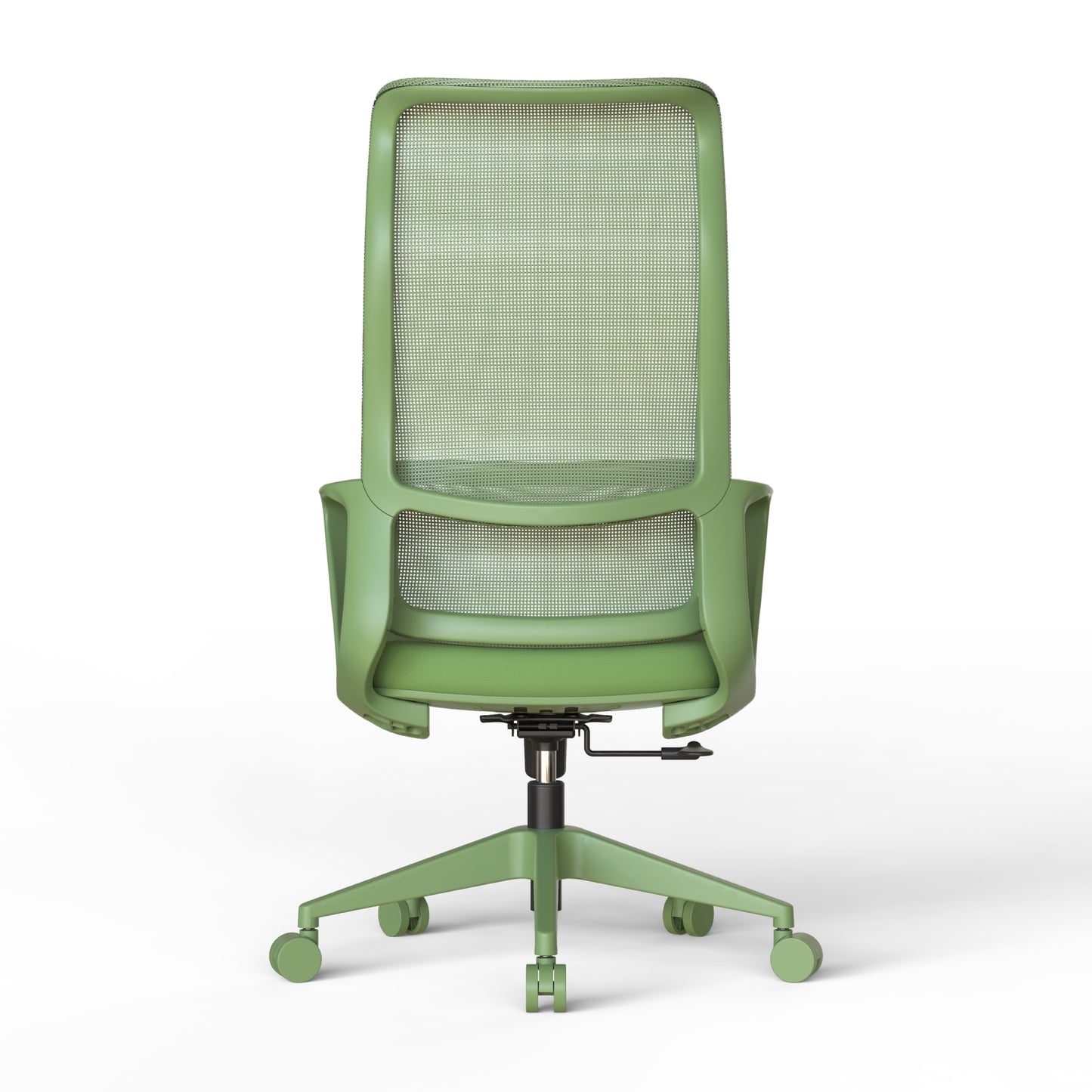 Ergonomic Green Office Chair with Adjustable Lumbar Support