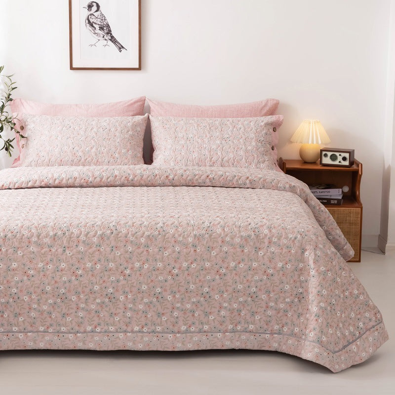 Cotton Bed Cover Set – Multiple Sizes & Patterns for Household Use