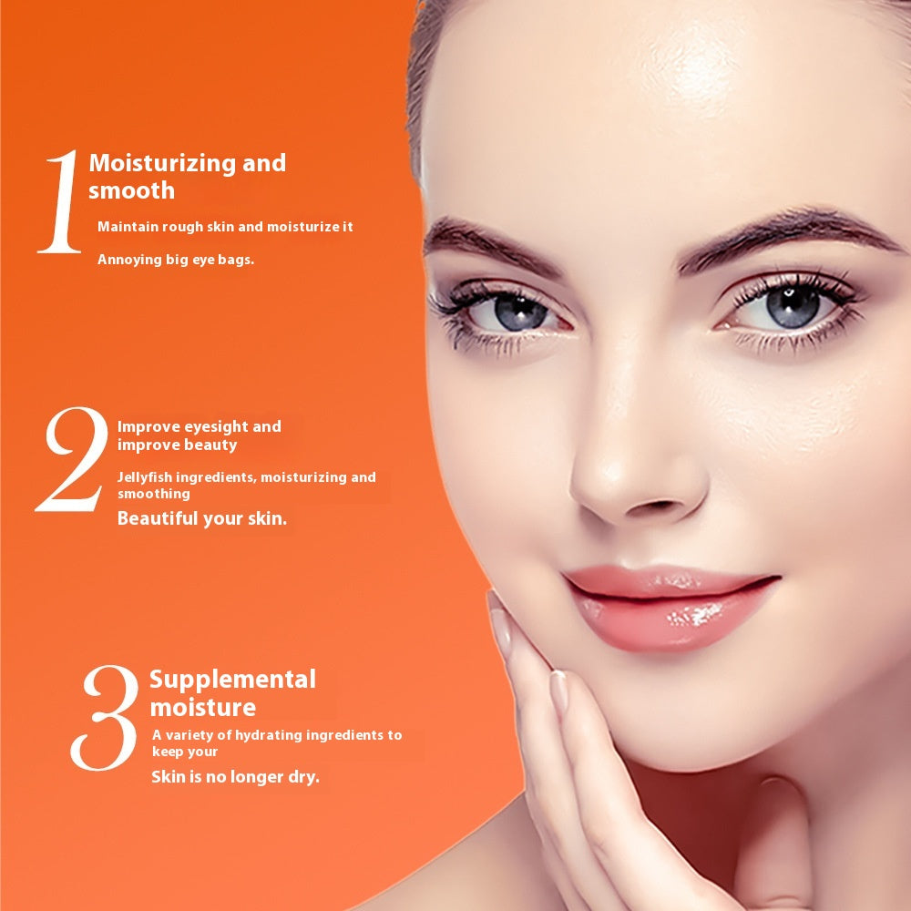 Red Juice Orange Eye Mask for Skin Rejuvenation and Refreshing Care 80g