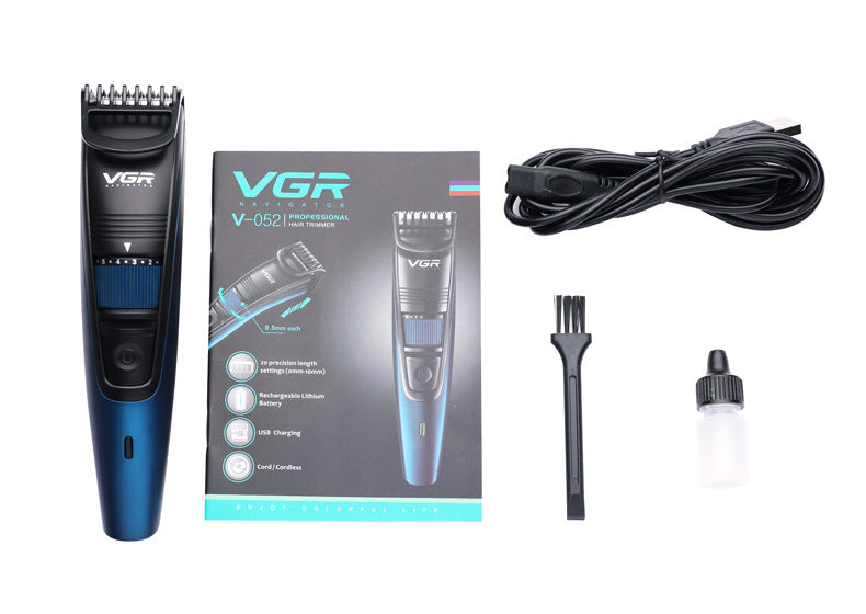 USB Rechargeable Hair Clipper - Blue