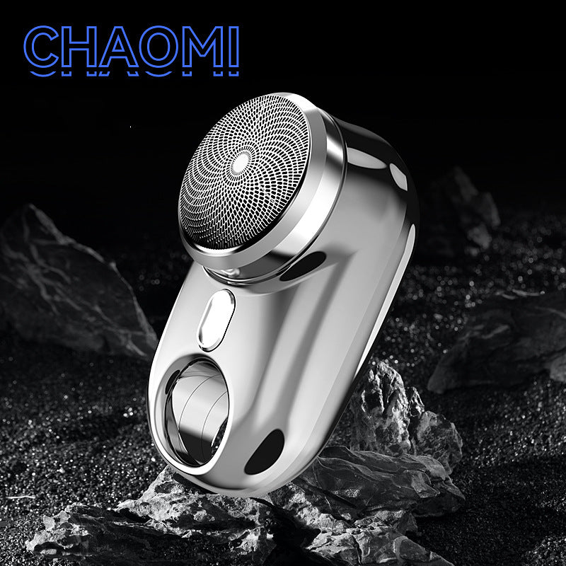 USB Rechargeable Electric Shaver – Portable Mini Rotary