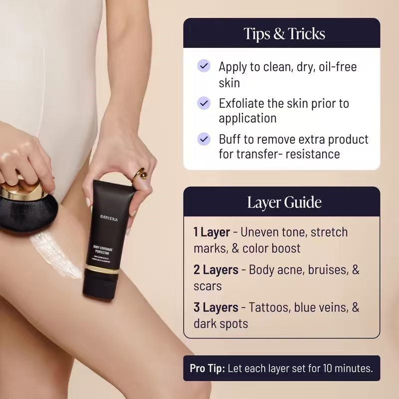 Tattoo Concealer Cover-Up Makeup Set for Two-Tone Skin - BN8632