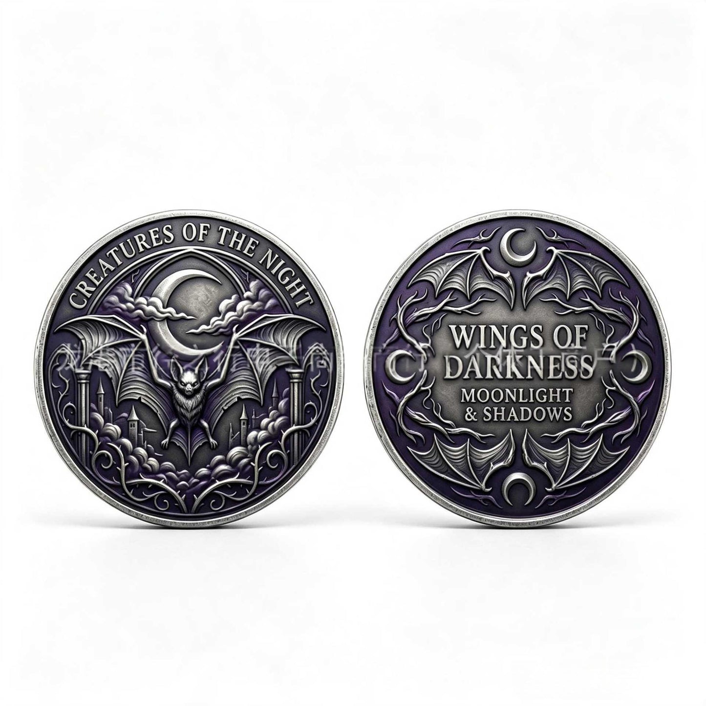 Halloween Witch Pumpkin Lantern Commemorative Coin - Home & Garden Decor
