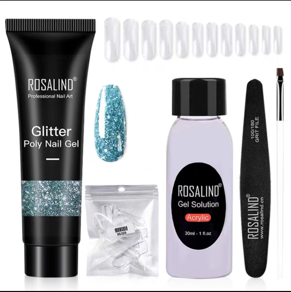 Poly Nail Gel Extension Kit for Manicure